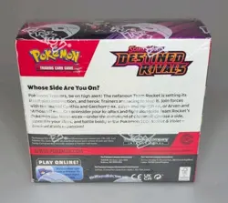 Pokemon Scarlet & Violet Destined Rivals Booster Box Small Tear In Plastic Seal - Image 3