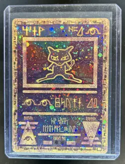 2000 Pokemon Movie Promos Ancient Mew Damaged - Image 1