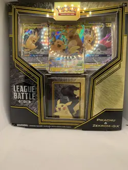 Pokemon Pikachu Zekrom-GX TCG League Battle Deck Factory Sealed From 2020 - Image 1