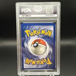 Pokemon TCG PSA 8 Alakazam 001/130 Base Set 2 Holo - Image 3