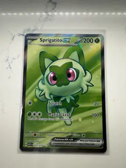 Pokemon TCG-Sprigatito Ex 251/217 Ascended Heroes NM/M Pack Fresh - Image 1
