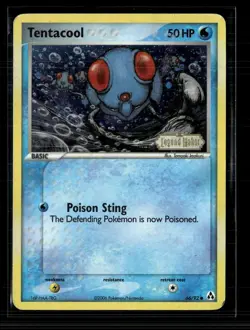 Pokemon 2008 EX Legend Maker Tentacool #66/92 Reverse Holo - Image 1