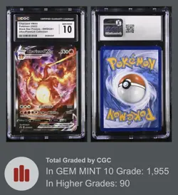 CGC 10 GEM MINT Charizard VMAX SWSH261 PROMO Ultra-Premium UPC Pokemon Card - Image 2