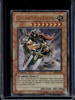 2005 Yu-Gi-Oh Warrior's Triumph 1st Gilford the Legend #SD5-EN001 - Image 1