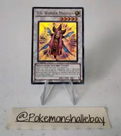 T.G. Wonder Magician EXVC-EN040 *NM* 1st Edition Ultra Rare Yugioh Card - Image 1