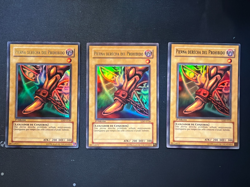 Yu-Gi-Oh Right Leg of the Forbidden One LOB Spanish Holo x3 Lot - Image 1