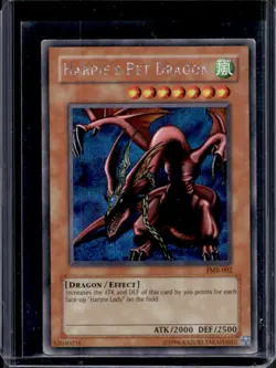 2002 Yu-Gi-Oh Forbidden Memories Promotional Cards Harpie's Pet Dragon #FMR-002 - Image 1