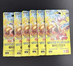 One Piece (OP15) Adventure on Kami's Island Sleeved Booster Pack Lot Of 6 - Image 1