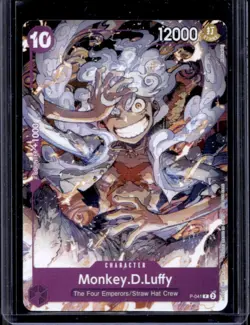 2024 One Piece Promo Monkey.D.Luffy Purple Monkey #P-041 - Image 1