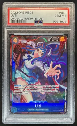2023 One Piece Awakening of the New Era Ulti Super Rare #OP05-043 PSA 10 - Image 1