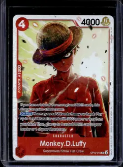 2025 One Piece Legacy of the Master Monkey.D.Luffy Super Rare #OP12-015 - Image 1