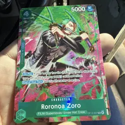 One Piece TCG OP-15/EB04 Roronoa Zoro OP13–037 Treasure Rare - Image 4