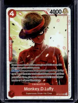 2025 One Piece Legacy of the Master Monkey.D.Luffy Super Rare #OP12-015 - Image 1
