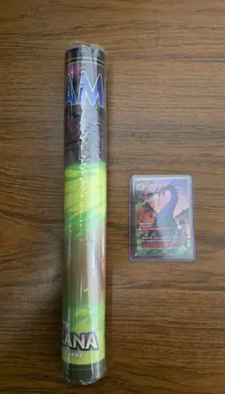 Disney Lorcana Fabled Set Championship Maleficent Playmat and Promo Card - Image 1