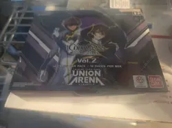 Bandai TCG Union Arena: Code Geass Volume 2 Factory Sealed 16 Pack Booster Box - Image 1