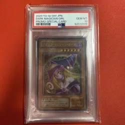 Yu Gi Oh Dark Magician Girl Stainless Steel PSA10 Limited Japan Card - Image 1