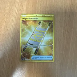 Pokemon TCG Night Stretcher Gold Card 251/191 Surging Sparks Secret Hyper Rare - Image 1