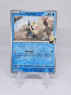 052/182 CYNTHIA'S FEEBAS | COMMON REVERSE HOLO | DESTINED RIVALS POKEMON CARD - Image 1
