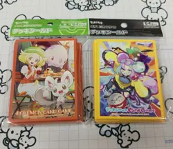 Pokemon Card Deck Sleeves Bundle Bell and Nanjamo 64 Count Sealed Set - Image 1