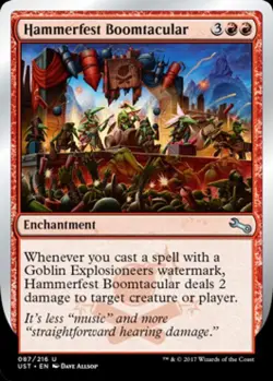 Hammerfest Boomtacular - Near Mint MTG Unstable - Image 1