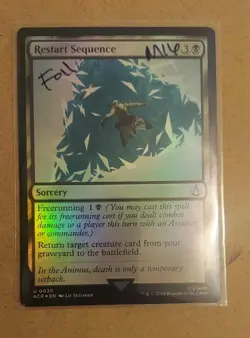 Restart Sequence #30 (Foil) (LP) Assassin's Creed ACR Magic MTG - Image 1