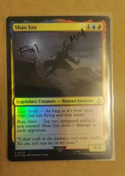 Shao Jun #63 (Foil) (NM) Assassin's Creed ACR Magic MTG - Image 1