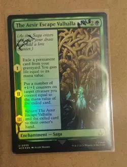 The Aesir Escape Valhalla #39 FOIL (NM) Assassin's Creed ACR Magic MTG - Image 1