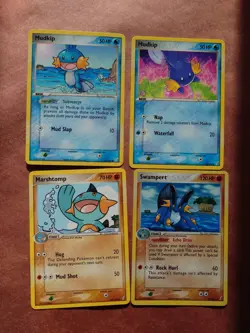 Pokemon TCG Swampert EX Crystal Guardians 27/100 Holo Rare - SWIRL - Image 1