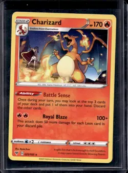 2020 Pokemon SWSH Vivid Voltage Charizard #025/185 - Image 1
