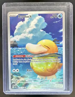 2026 Pokemon Ascended Heroes Psyduck Illustration Rare #226/217 - Image 1