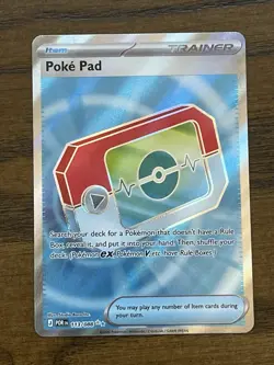 Poke Pad 113/088 Full Art Ultra Rare Mega Evolution: Perfect Order Pokemon TCG - Image 1