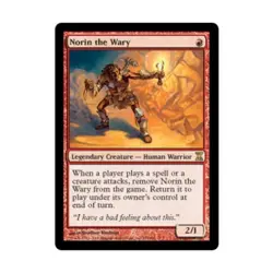 WOTC MtG Time Spiral Norin the Wary (R) EX - Image 1