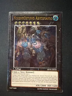Mermail Abyssgaios Ultimate Rare ABYR-DE046 1st Edition German - Image 1