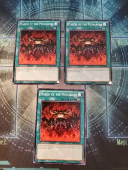 Yugioh - March of the Monarchs SR01-EN025 NM Unlimited Common x3 - Image 1