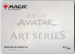 MTG Mountain Art Card NM Art Series: Avatar: The Last Airbender Magic 53 - Image 2