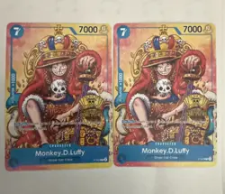 Monkey.D.Luffy (2nd Anniversary Stamped Promo) P-043 One Piece Promotion Cards - Image 2