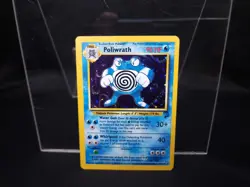 LP Poliwrath Base Set 2 Holo Rare Pokemon TCG Card 15/130 Unlimited Edition - Image 1
