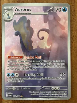 Pokemon TCG Aurorus 092/088 Perfect Order Illustration Rare NM Card - Image 1