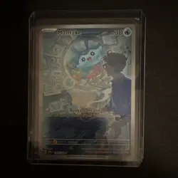 Pokemon Mantyke 189/182 SV04 Paradox Rift Illustration Rare Full Art Holo Card - Image 1
