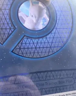 Pokemon Mewtwo Elite Trainer Box Plus Pokemon GO Promo Booster Card Sleeves - Image 1