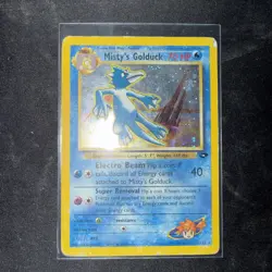 Misty's Golduck 12/132 Gym Challenge Holo Rare Pokemon Card - Image 1