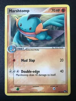 Marshtomp 15/17 POP 3 Pokemon non-holo rare card MP/HP - Image 1