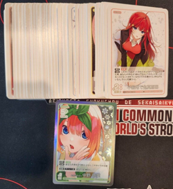 60 Quintessential Quintuplets Card Game Volume 2 Bulk Lot GYC-BP2 Foil - Image 1