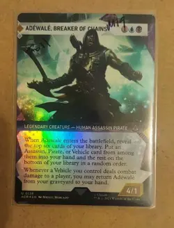 MTG Adewale, Breaker of Chains FOIL Assassin’s Creed (ACR) 136 - Image 1