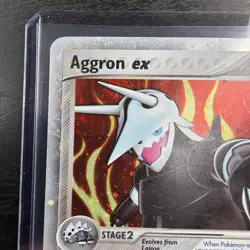 Pokemon TCG Aggron EX 89/100 EX Crystal Guardians 2006 Holo Rare Card - Image 2