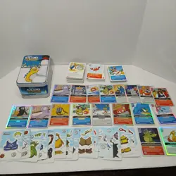 Rare Club Penguin TCG Jitsu Tin Bundle Mixed Cards (137+ Cards & 18 Rare Holo) - Image 1