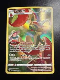 Flapple TG02/TG30 Holo Rare Sword & Shield Astral Radiance Pokemon Card - Image 1