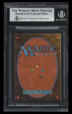 MTG Summer Magic Edition Plains V1 BGS 8 Near Mint - Mint. More Rare Than Alpha - Image 2