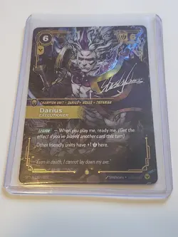League of Legends Darius Executioner Champion Unit Signature Foil Card 236/221 - Image 1