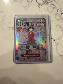 One Piece Monkey.D.Luffy [College Basketball US Voyage] P-055 Promo Card - Image 1